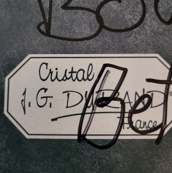 J.G Durand Crystal Bowl, Made in France Vintage - Picture 6 of 6